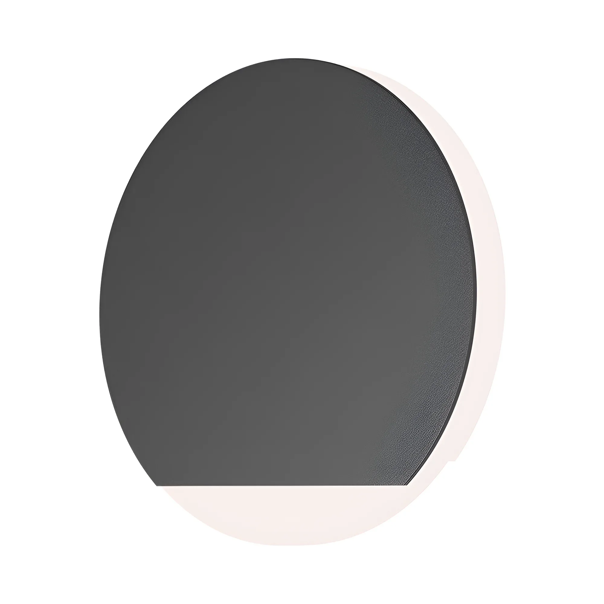 Cache pour luminaire d'escalier LED – Rond 2 feux, Noir – BH07-00111