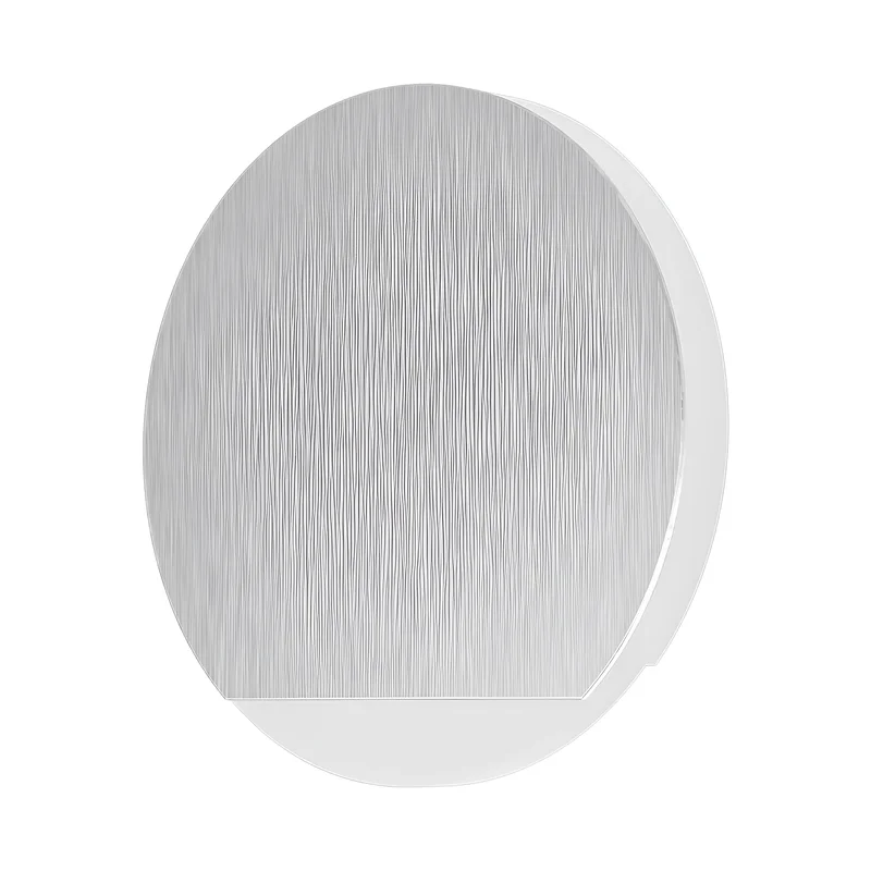 Braytron LED Treppenbeleuchtung 230V Unterputz Wandeinbauleuchte 2W 200lm 3IN1 Farbwahl 3000K 4000K 6500K Stufenbeleuchtung Innen Treppenlicht Flur Wand Stufen (Rund Aluminium gebürstet downlight) – Ansicht 3