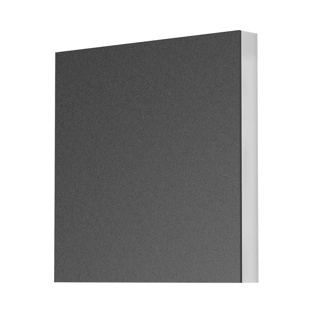 Cache pour veilleuse LED d'escalier carré noir 2W – Remplacement de façade, IP20 – BH07-00151