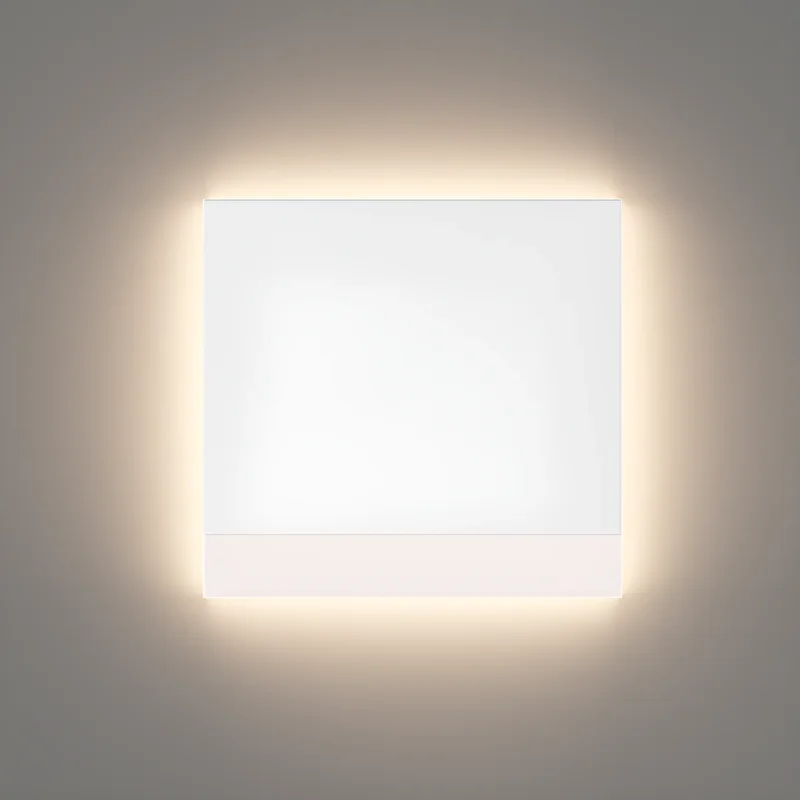Braytron LED Treppenbeleuchtung 230V Unterputz Wandeinbauleuchte 2W 200lm 3IN1 Farbwahl 3000K 4000K 6500K Stufenbeleuchtung Innen Treppenlicht Flur Wand Stufen (Eckig weiß downlight) – Ansicht 2