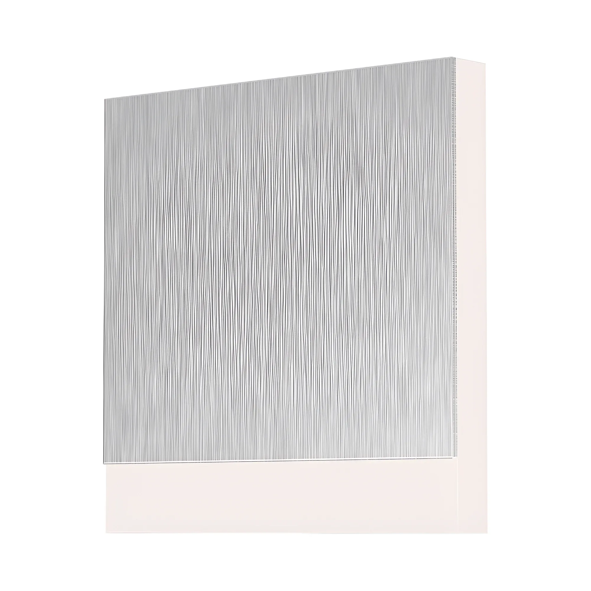 Cache pour luminaire d'escalier LED – Carré 2 feux, Argenté – BH07-00163