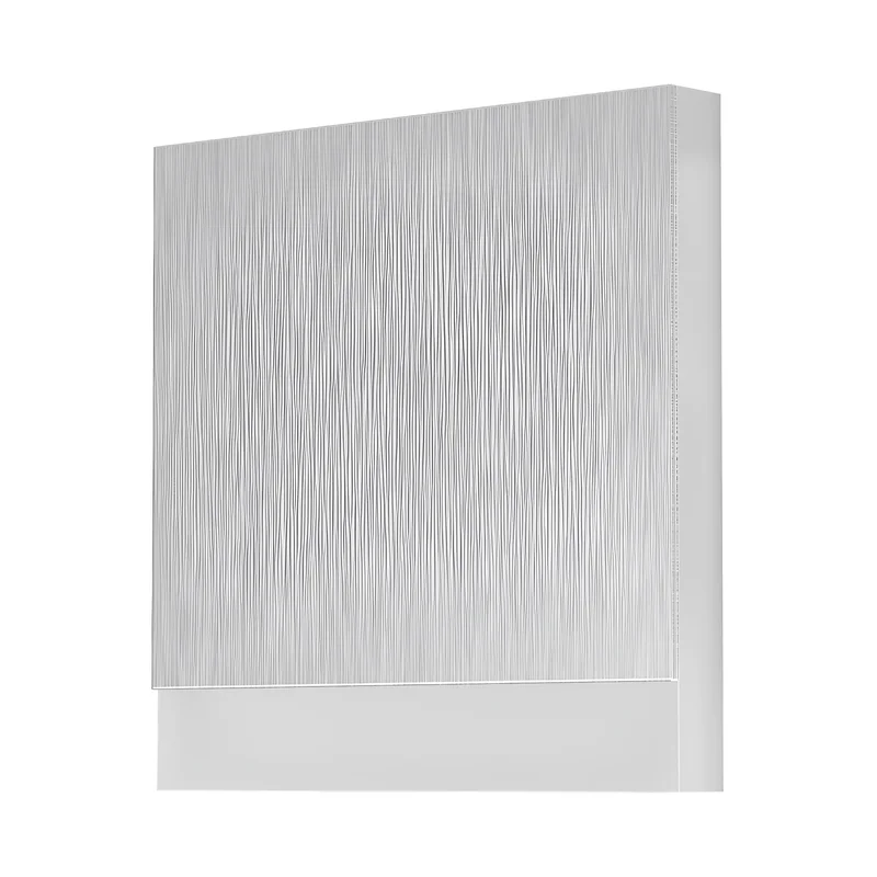 Braytron LED Treppenbeleuchtung 230V Unterputz Wandeinbauleuchte 2W 200lm 3IN1 Farbwahl 3000K 4000K 6500K Stufenbeleuchtung Innen Treppenlicht Flur Wand Stufen (Eckig Aluminium gebürstet downlight) – Ansicht 3