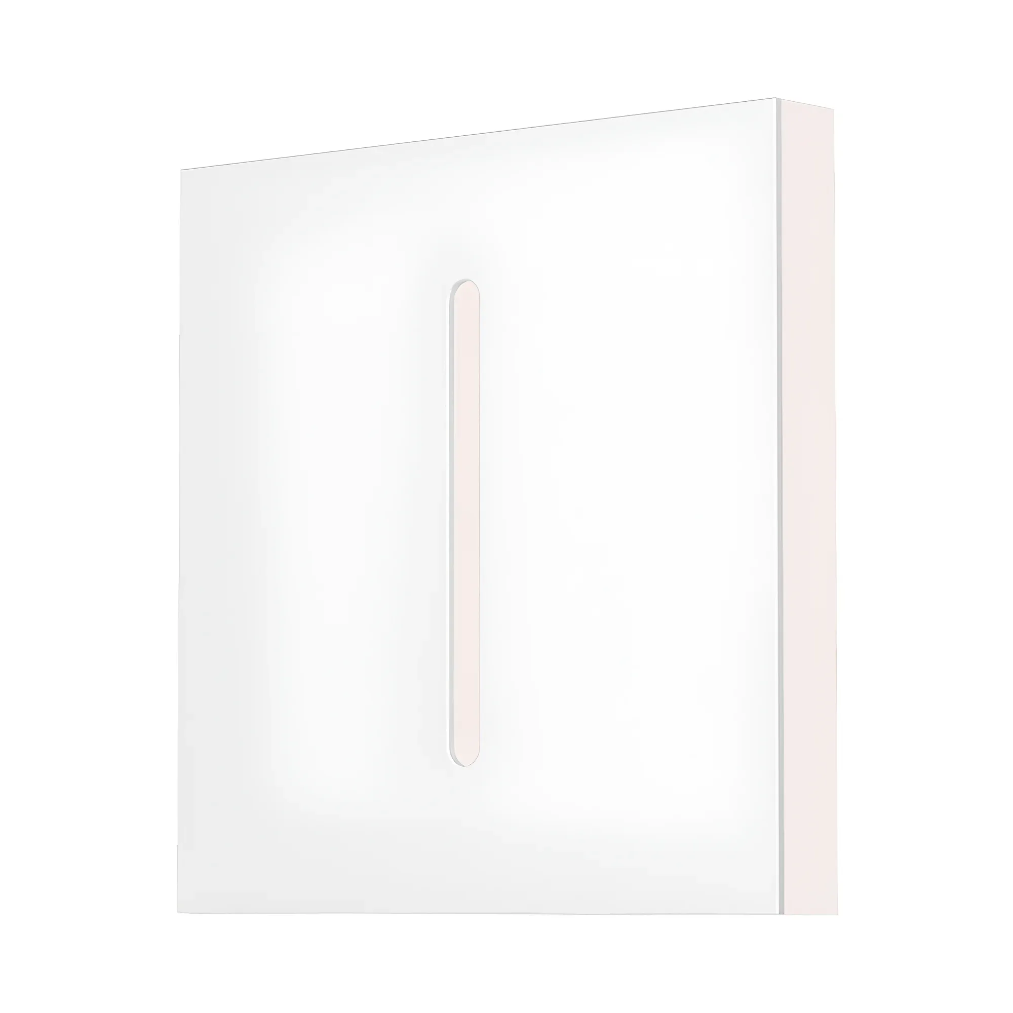 Cache pour luminaire d'escalier LED – Carré 3 feux, Blanc – BH07-00170