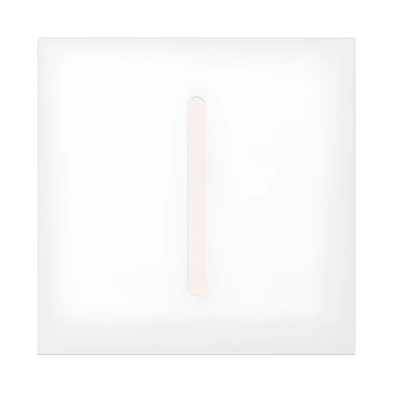 Braytron LED Treppenbeleuchtung 230V Unterputz Wandeinbauleuchte 2W 200lm 3IN1 Farbwahl 3000K 4000K 6500K Stufenbeleuchtung Innen Treppenlicht Flur Wand Stufen (Eckig Weiß geschlitzt) – Ansicht 4