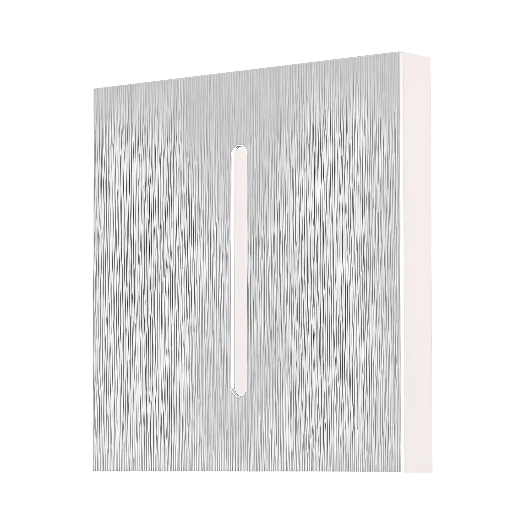 Cache pour luminaire d'escalier LED – Carré 3 feux, Argenté – BH07-00173