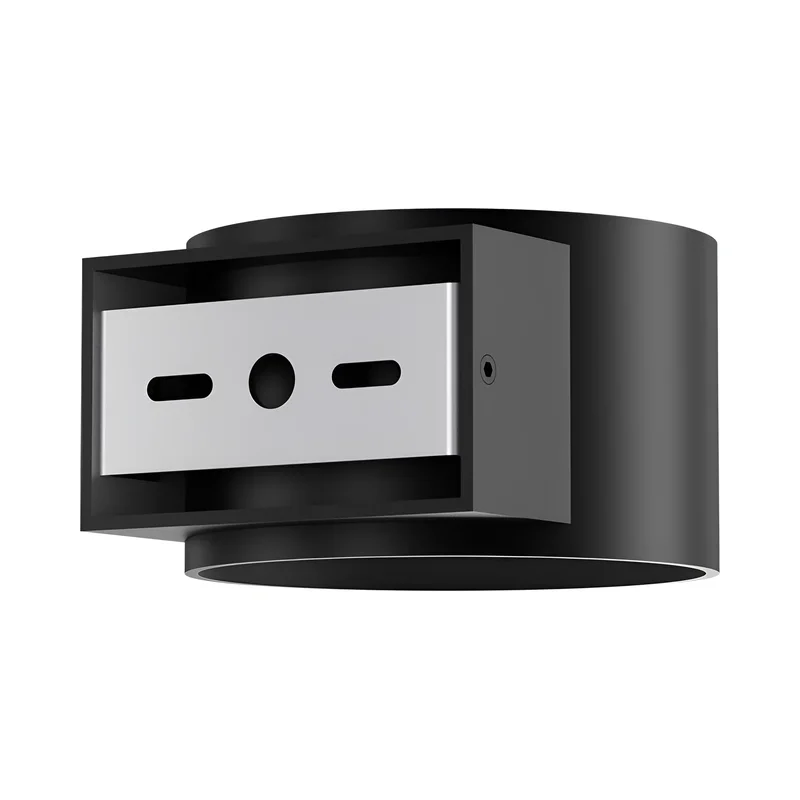 Braytron Moderne Runde LED Wandleuchte 8W 3000K Warmweiß – Schwarz Aluminium Up & Down Wandlampe Innen – Stilvolle Wandbeleuchtung 520 Lumen 90° Abstrahlwinkel Wohnzimmer Flur Schlafzimmer Modern – Ansicht 4