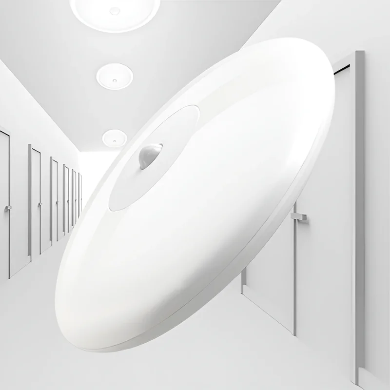 Braytron LED Deckenleuchte 18W Warmweiß 3000K, 1740 Lumen, IP44 Deckenlampe für Wohnzimmer, Küche, Flur (Weiß) – Ansicht 2