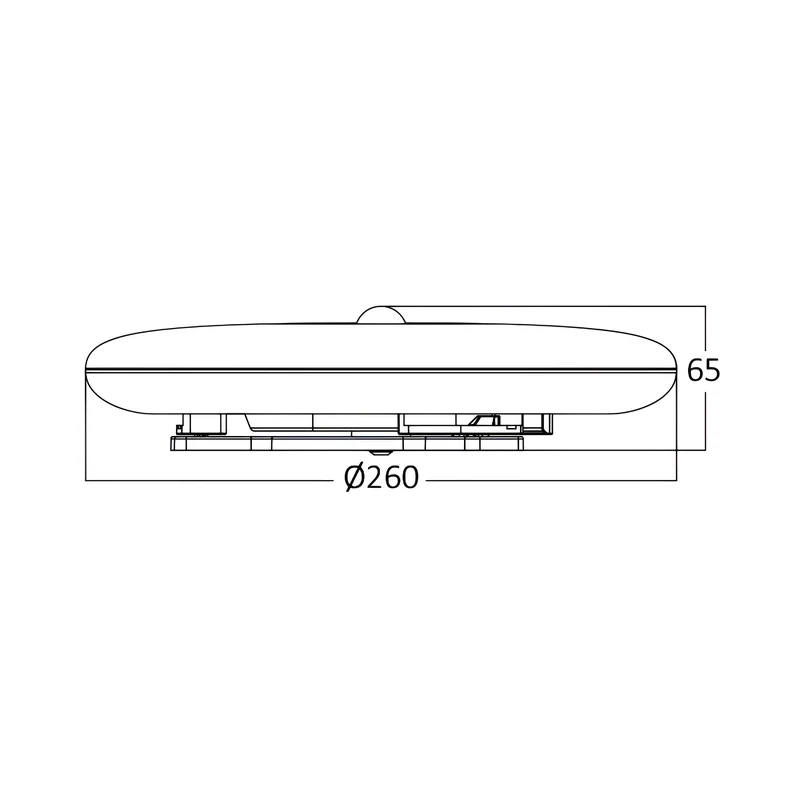 Braytron LED Deckenleuchte 18W Warmweiß 3000K, 1740 Lumen, IP44 Deckenlampe für Wohnzimmer, Küche, Flur (Weiß) – Ansicht 6