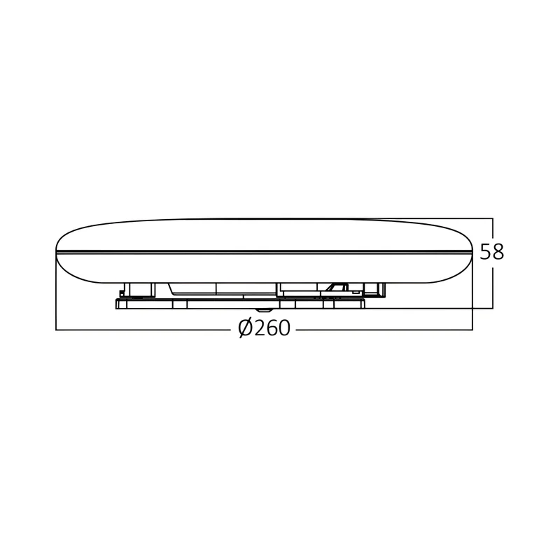 Braytron LED Deckenleuchte 20W Neutralweiß 4000K, 1980 Lumen, IP44 Deckenlampe für Wohnzimmer, Küche, Flur (Weiß) – Ansicht 6