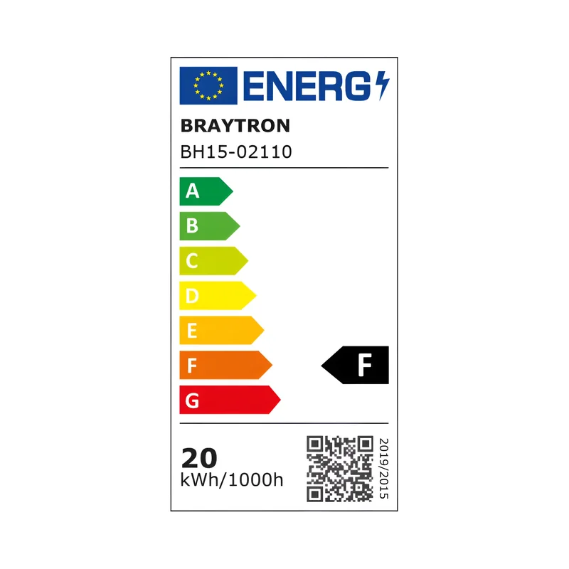 Braytron LED Deckenleuchte 20W Neutralweiß 4000K, 1980 Lumen, IP44 Deckenlampe für Wohnzimmer, Küche, Flur (Weiß) – Ansicht 7