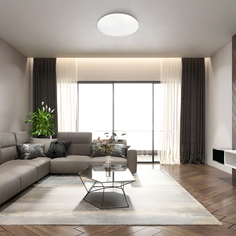 Braytron LED Wandleuchte 24W, 2450 Lumen, 3IN1 3IN1, IP20, Wandlampe für Innen und Außen, Metal (Weiß) – Ansicht 2