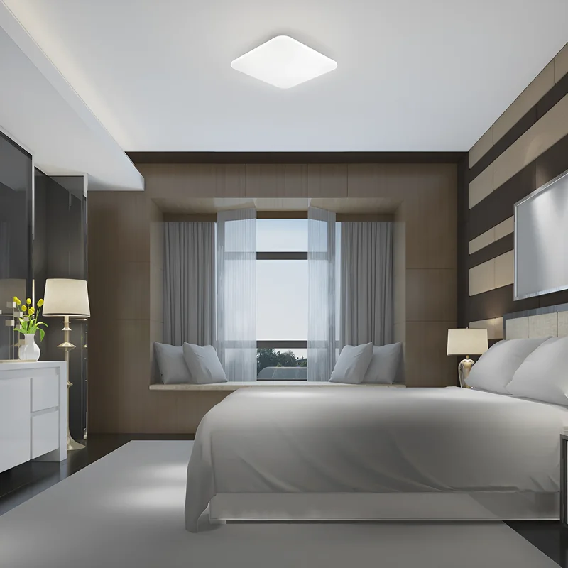 Braytron LED Wandleuchte 24W, 2450 Lumen, 3IN1 3IN1, IP20, Wandlampe für Innen und Außen, Metal (Weiß) – Ansicht 2