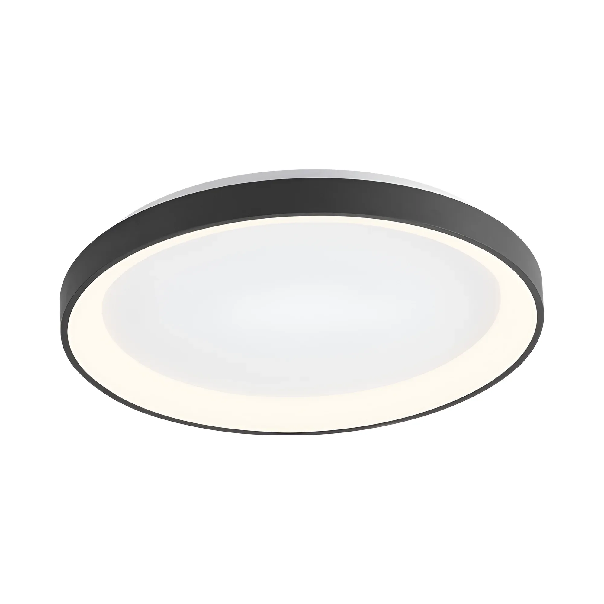 Plafonnier LED rond 36W – 3CCT, Noir, IP20 – BH17-00281