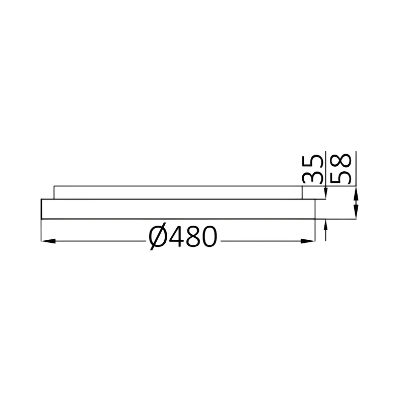 Braytron LED Wandleuchte 36W, 3200 Lumen, Warmweiß, Neutralweiß, Kaltweiß 3IN1, IP20, Wandlampe für Innen und Außen, Aluminium-PC (Schwarz) – Ansicht 6