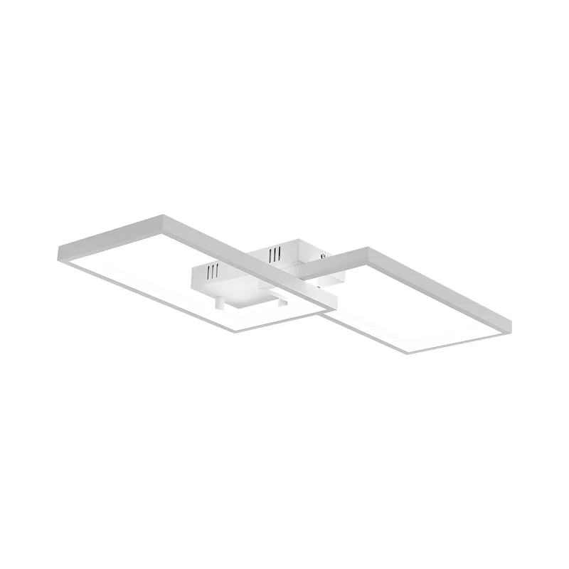 Braytron moderne designer LED Deckenleuchte mit Fernbedienung Dimmbar & 3CCT Farbwahl 3000-6500K Rechteckig Wohnzimmer Schlafzimmer Deckenlicht weiß 40W – Ansicht 3