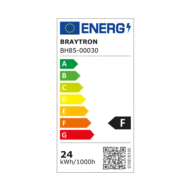 Braytron LED Deckenventilator mit Licht & Fernbedienung Ø45 cm – RGB + 3CCT (3000K/4000K/6500K), dimmbar, 24W LED + 30W Ventilator, 1700lm, moderner leiser Deckenlüfter für Wohnzimmer & Schlafzimmer – Ansicht 7