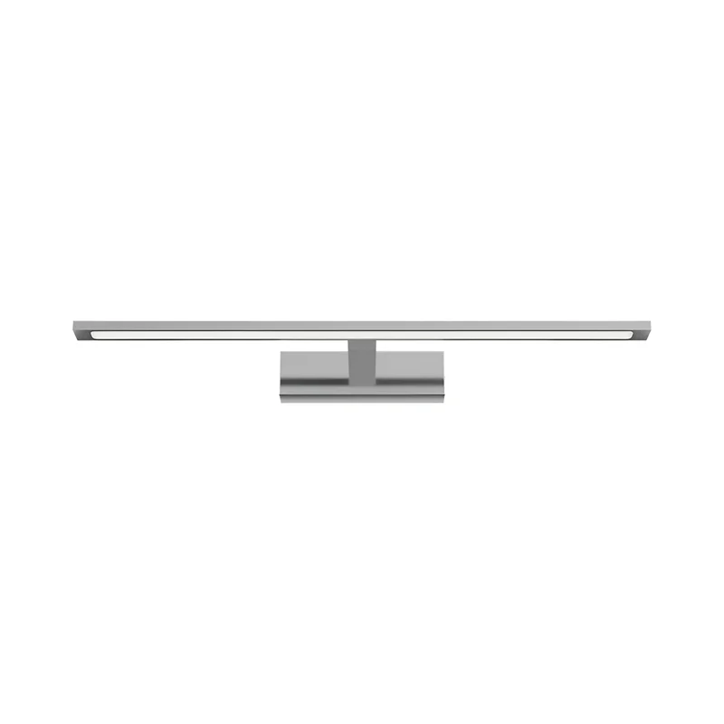 Braytron LED Spiegelleuchte Bad Spiegellampe Badlampe 60cm 3CCT IP44 Wandlampe Wandleuchte Schwarz/Chrom/Gold 12 Watt 900 Lumen (Silber) – Ansicht 4