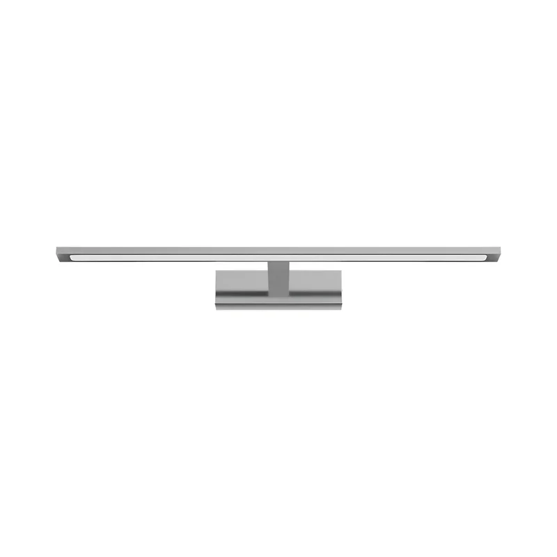 Braytron LED Spiegelleuchte Bad Spiegellampe Badlampe 60cm 3CCT IP44 Wandlampe Wandleuchte Schwarz/Chrom/Gold 12 Watt 900 Lumen (Silber) – Ansicht 5