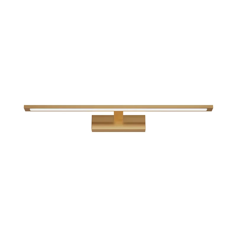 Braytron LED Spiegelleuchte Bad Spiegellampe Badlampe 60cm 3CCT IP44 Wandlampe Wandleuchte Schwarz/Chrom/Gold 12 Watt 900 Lumen (Gold) – Ansicht 4