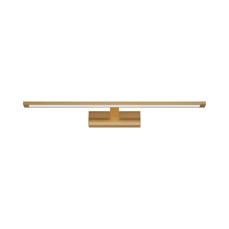 Braytron LED Spiegelleuchte Bad Spiegellampe Badlampe 60cm 3CCT IP44 Wandlampe Wandleuchte Schwarz/Chrom/Gold 12 Watt 900 Lumen (Gold) – Ansicht 5
