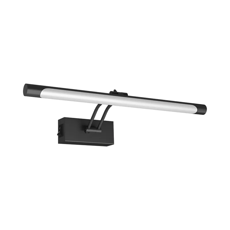 Braytron LED Spiegelleuchte Bad 40cm 8W – 3CCT Spiegel Lampe & Bilderleuchte – 700 Lumen Wandbeleuchtung für Bad, Gemälde & Bilder – Moderne Wandleuchte IP20 – Schwarz/Chrom/Gold (schwarz) – Ansicht 3