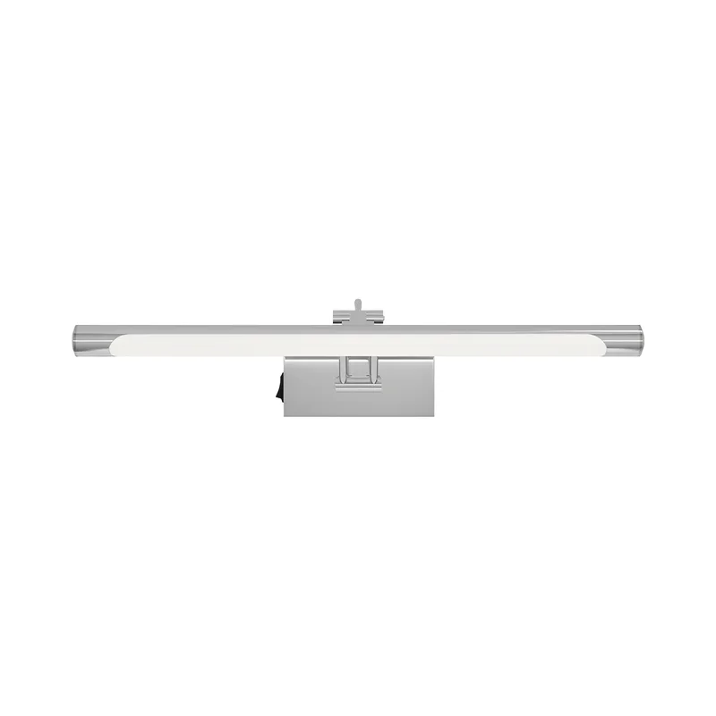 Braytron LED Spiegelleuchte Bad 40cm 8W – 3CCT Spiegel Lampe & Bilderleuchte – 700 Lumen Wandbeleuchtung für Bad, Gemälde & Bilder – Moderne Wandleuchte IP20 – Schwarz/Chrom/Gold (chrom) – Ansicht 4