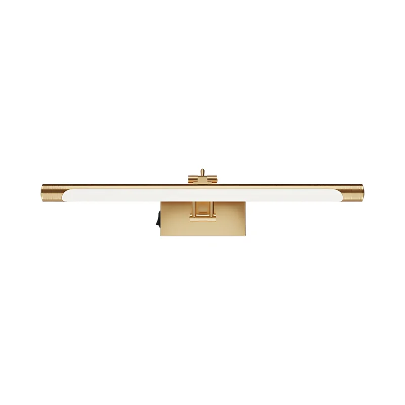 Braytron LED Spiegelleuchte Bad 40cm 8W – 3CCT Spiegel Lampe & Bilderleuchte – 700 Lumen Wandbeleuchtung für Bad, Gemälde & Bilder – Moderne Wandleuchte IP20 – Schwarz/Chrom/Gold (gold) – Ansicht 4