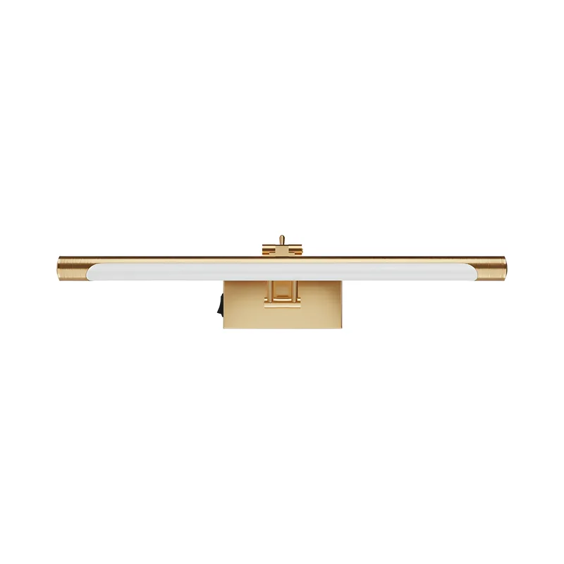 Braytron LED Spiegelleuchte Bad 40cm 8W – 3CCT Spiegel Lampe & Bilderleuchte – 700 Lumen Wandbeleuchtung für Bad, Gemälde & Bilder – Moderne Wandleuchte IP20 – Schwarz/Chrom/Gold (gold) – Ansicht 5