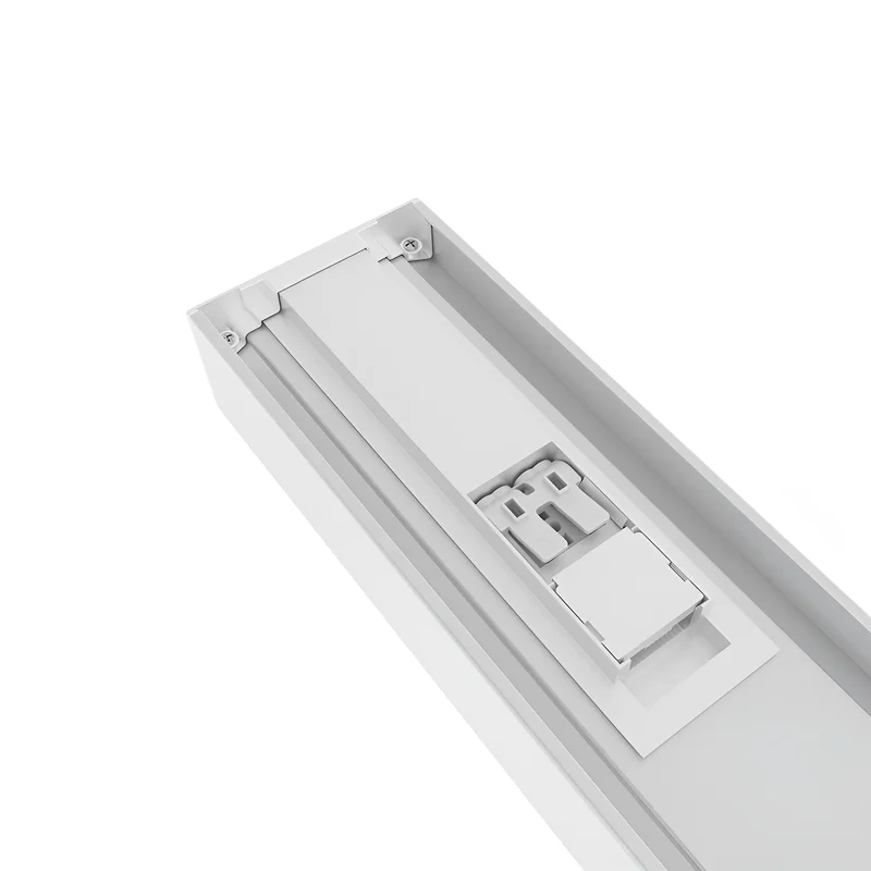 Braytron LED Lichtleiste 60 cm eckig 18W sehr hell mit 2160 Lumen, Neutralweiß 4000K, LED Batten Leuchte, Deckenleuchte für Küche, Garage, Keller, Werkstatt, Flur IP40 – Ansicht 6
