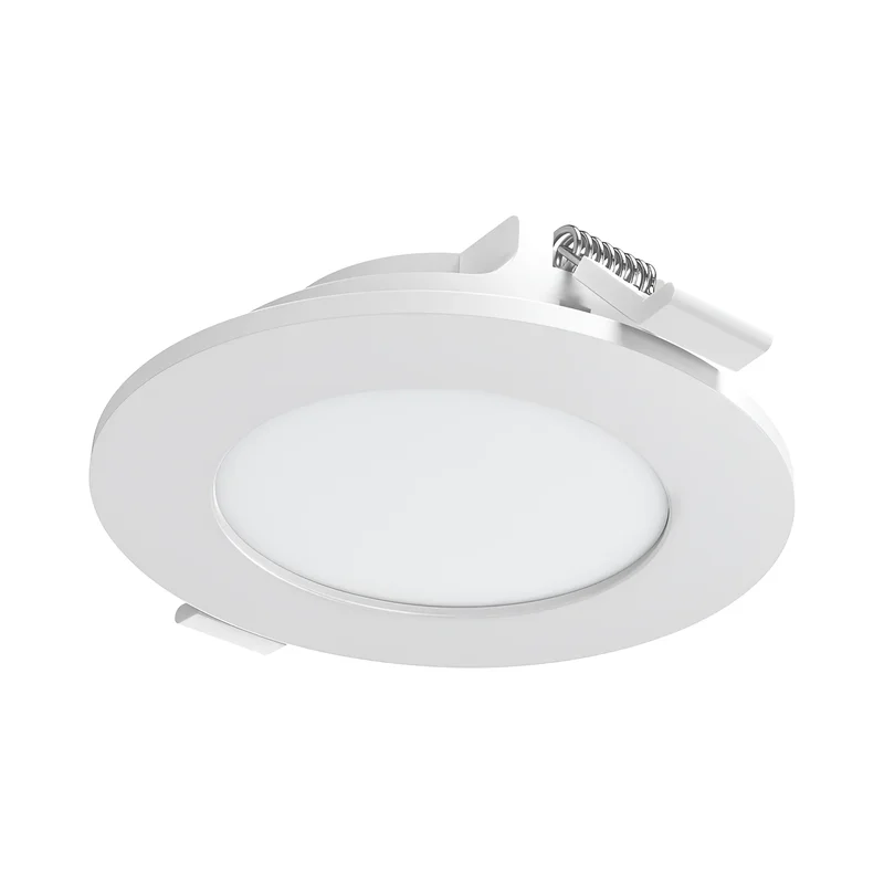 Braytron LED Einbaustrahler 5er Set – 230V, Ø68mm Lochmaß, ultraflach 26mm, 3W, Neutralweiß 4000K, Einbau LED Spots, Deckenstrahler rund mit integriertem Trafo, IP40 für Innenräume – Ansicht 6