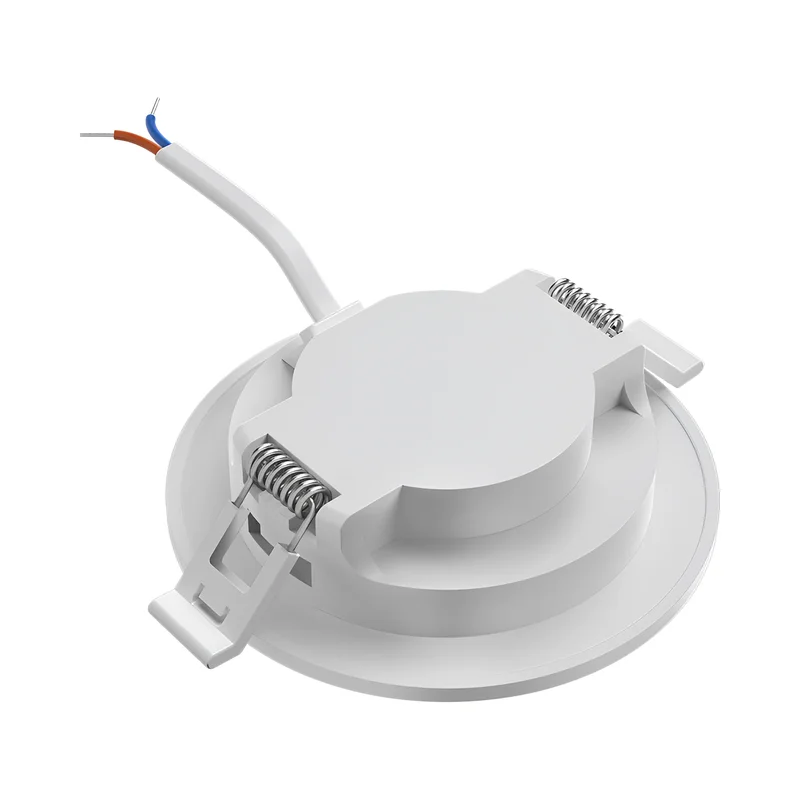 Braytron LED Einbaustrahler 5er Set – 230V, Ø68mm Lochmaß, ultraflach 26mm, 3W, Kaltweiß 6500K, Einbau Spots, Deckenstrahler rund mit integriertem Trafo, IP40 für Innenräume – Ansicht 4