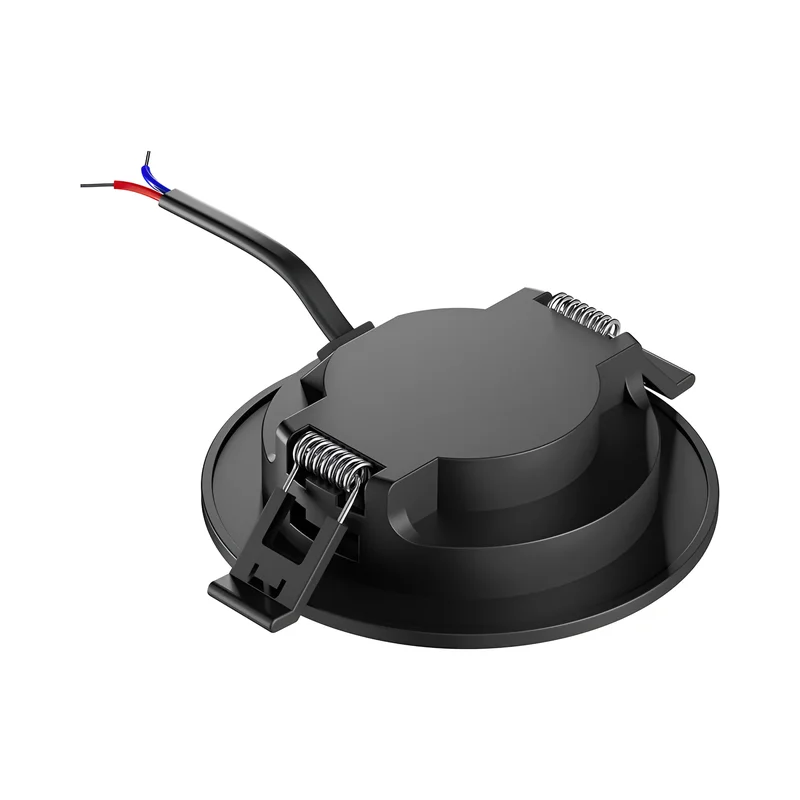 Braytron Ultraslim LED Einbaustrahler 3W Schwarz Ø85mm 3CCT 230V 220 Lumen IP20 Einbauspots 68mm Lochmaß 26mm Einbautiefe Warmweiß Neutralweiß Kaltweiß Nicht Dimmbar Deckenstrahler Flach Wohnraum Spot – Ansicht 5