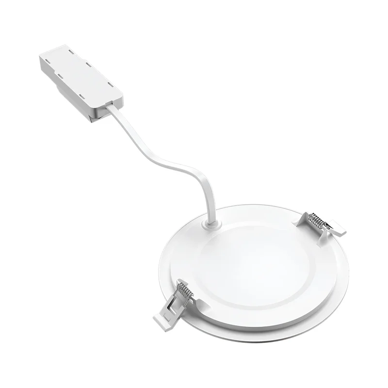 Braytron LED Deckenleuchte 6W 230V Anschluss Warmweiß 3000K, 470 Lumen, IP40 Deckenlampe für Wohnzimmer, Küche, Flur (Weiß) – Ansicht 4