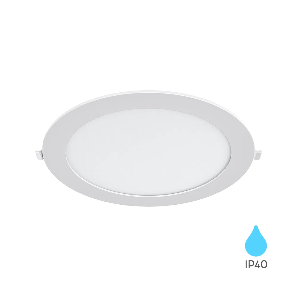 Spot LED Encastrable 18W – Blanc Chaud 3000K, Ø225mm, 1760 lumens – BP01-61800