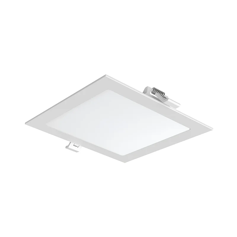 Braytron LED Panelleuchte Einbauspot Deckenspot Deckenstrahler12W eckig | Neutralweiß 4000K | Flachpanel mit nur 26 mm Einbautiefe | 1120 Lumen | Energieeffizient & Modern Wohnräume, Büros, Hotels – Ansicht 6