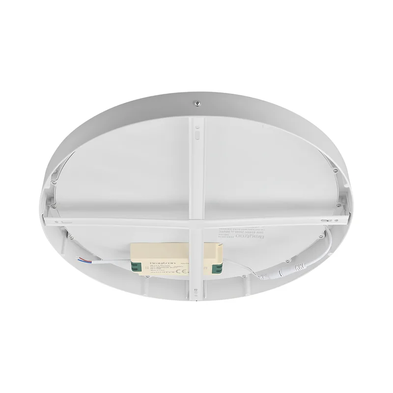 Braytron LED Aufbauleuchte Deckenleuchte rund Ø403mm IP20 36 Watt 2500 Lumen | Neutralweiß (4000 K) – Ansicht 4