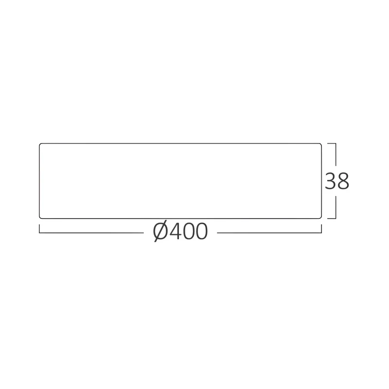 Braytron LED Aufbauleuchte Deckenleuchte rund Ø403mm IP20 36 Watt 2500 Lumen | Neutralweiß (4000 K) – Ansicht 6