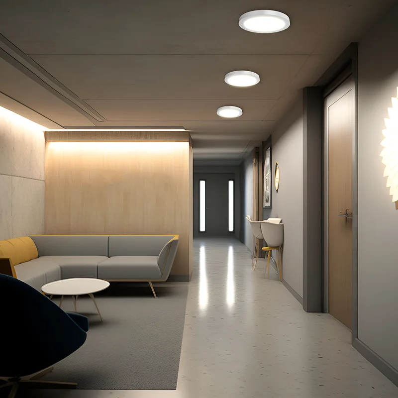 Braytron LED Aufbauleuchte Deckenleuchte rund Ø231mm IP20 18 Watt 1520 Lumen | Kaltweiß (6500 K) – Ansicht 2