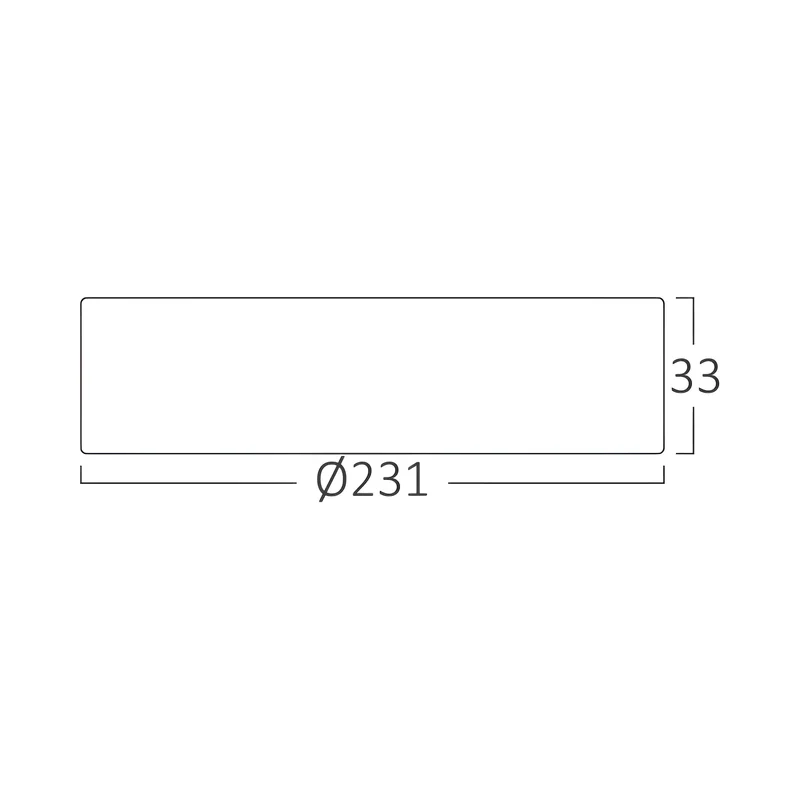 Braytron LED Aufbauleuchte Deckenleuchte rund Ø231mm IP20 18 Watt 1520 Lumen | Kaltweiß (6500 K) – Ansicht 5