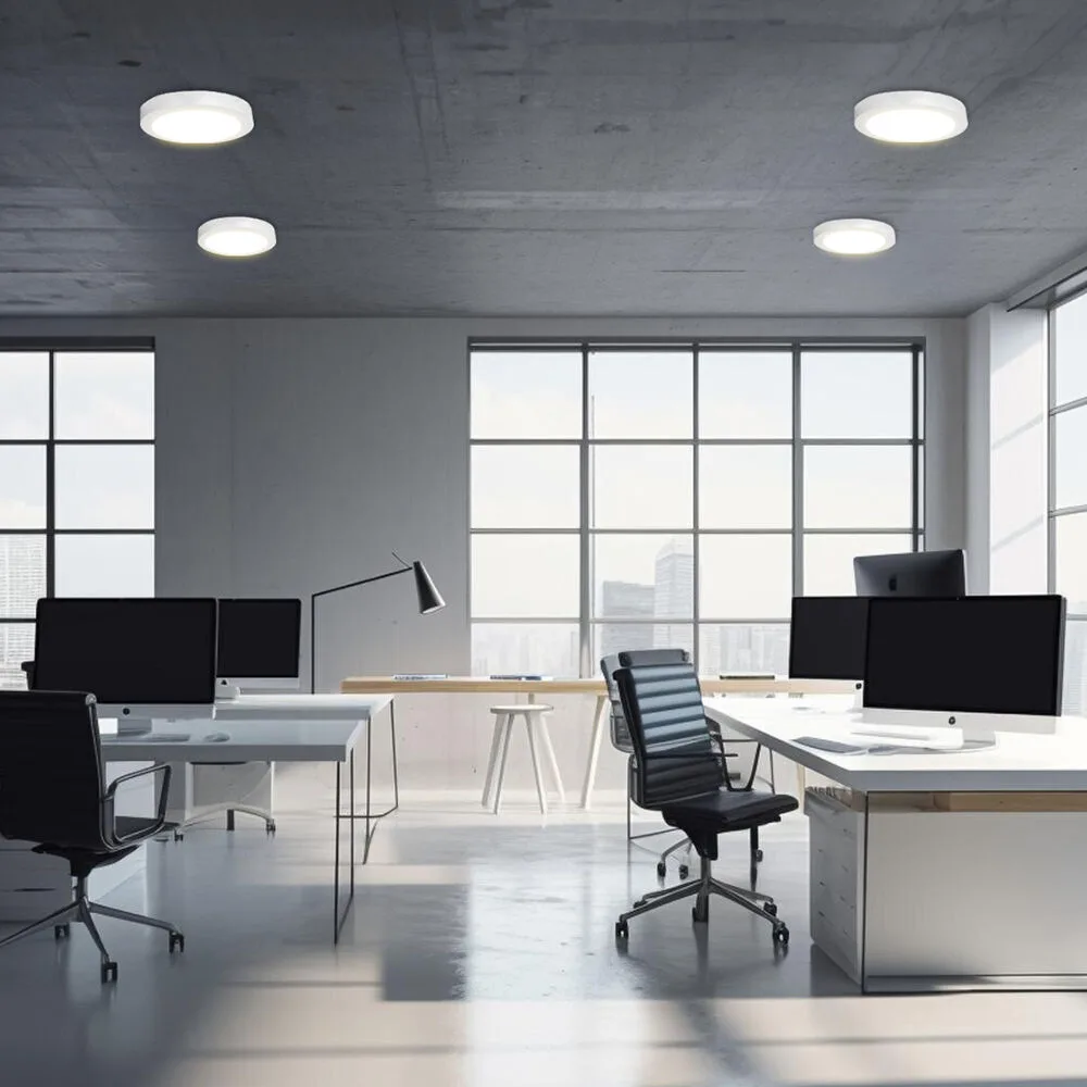 Braytron LED Aufbauleuchte Deckenleuchte rund Ø300mm IP20 24 Watt 1860 Lumen | Neutralweiß (4000 K) – Ansicht 9