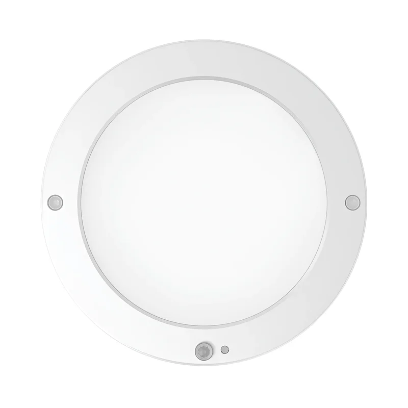 Braytron Deckenlampe LED Deckenleuchte mit Bewegungsmelder 18W moderne Deckenlicht 3000K/4000K/6500K schaltbar Lampe mit Bewegungsmelder Innen für Flur Treppe Küche weiß schwarz (Weiß) – Ansicht 3