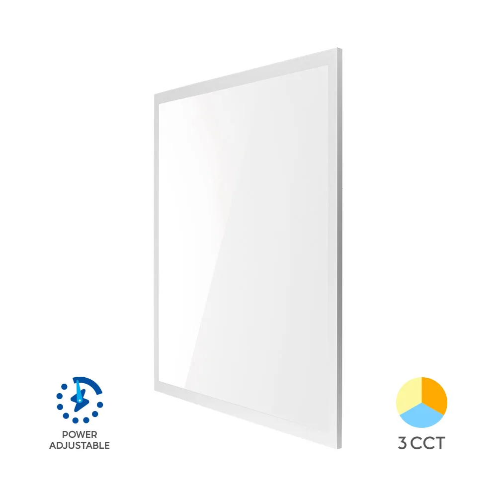 Panneau LED 40W 62x62 cm – 3 teintes sélectionnables, 4800 lm – BP16-46280