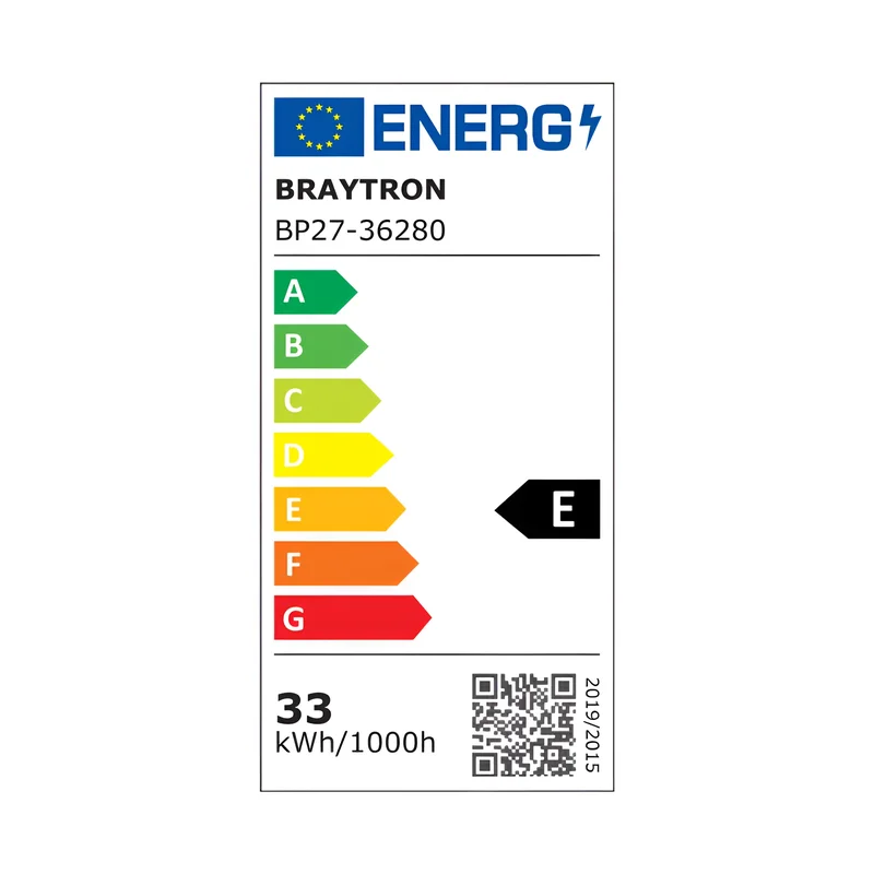 Braytron LED Backlight Panel 62x62 cm – 28W/36W/40W Leistungsumschaltbar & 3CCT 3000K/4000K/6500K – 5200lm, 130 lm/W, Rasterdecken Einbauleuchte, IP40, Büro Deckenleuchte – Ansicht 7