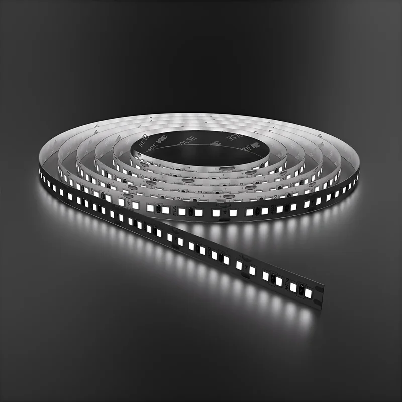 Braytron LED Streifen 5m 24V –Extrem Hell 20W/m –240 LED/m –2600lm/m –CRI80 –13.000 Lumen – selbstklebend 3M – LED Strip Band IP20 – 3000K / 4000K / 6500K (5 Jahre Garantie) (Kaltweiß 6.500K) – Ansicht 2