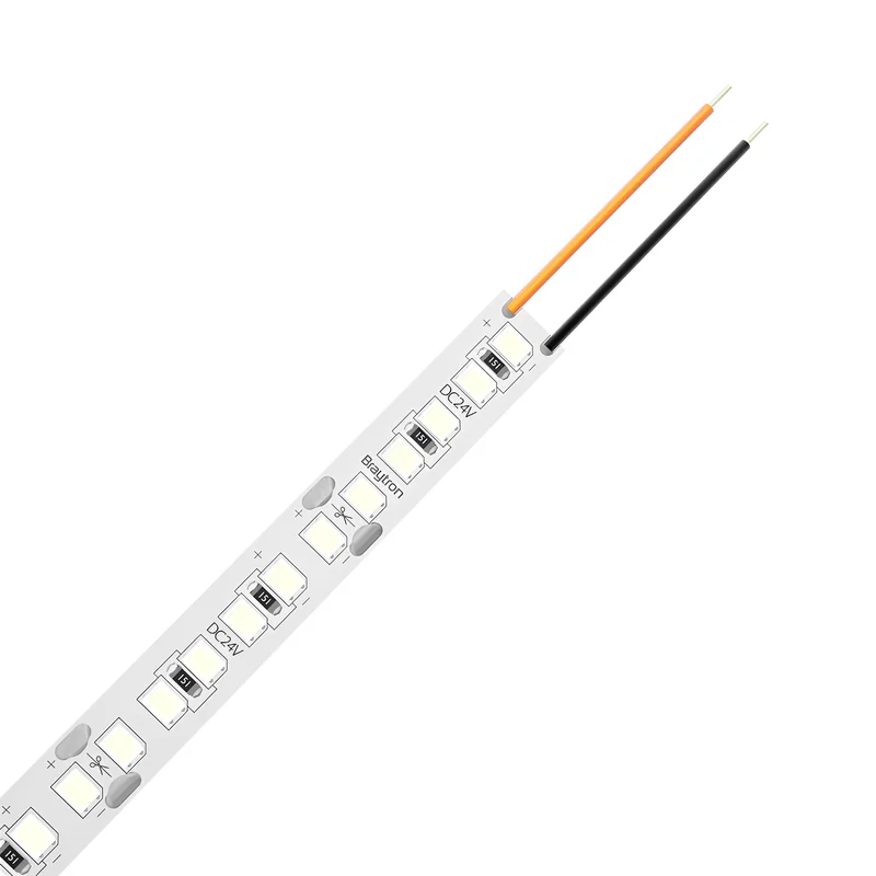 Braytron LED Streifen 5m 24V –Extrem Hell 20W/m –240 LED/m –2600lm/m –CRI80 –13.000 Lumen – selbstklebend 3M – LED Strip Band IP20 – 3000K / 4000K / 6500K (5 Jahre Garantie) (Kaltweiß 6.500K) – Ansicht 4