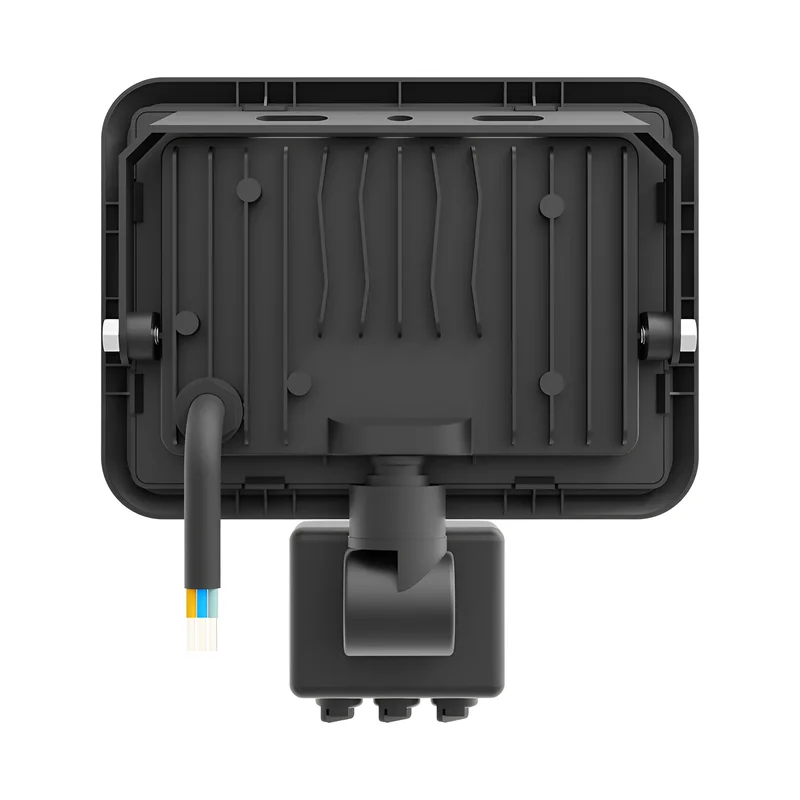Braytron LED Strahler Außen 20W, 1620 Lumen, Kaltweiß 6500K, IP54 wasserdicht, mit Bewegungsmelder, Fluter Flutlicht Außenstrahler (Schwarz) – Ansicht 4