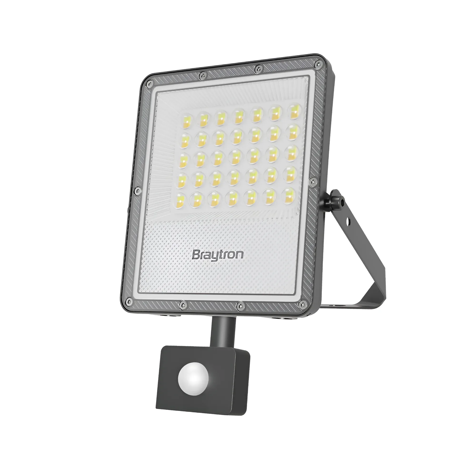 Projecteur LED extérieur 30W gris – 3CCT, détecteur de mouvement, 3300 lm, IP65 – BT65-23082