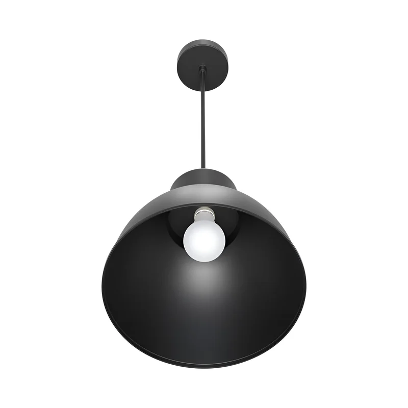 Braytron LED Wandleuchte Max.1x23W, IP20, Wandlampe für Innen und Außen, Metal (Schwarz) – Ansicht 3
