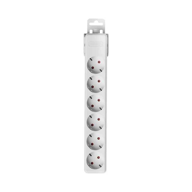 Braytron Mehrfachsteckdose 6-Fach ohne Kabel, ohne Schalter, 3680W, Kindersicherung, Steckdosenleiste für individuelle Installation mit Clip-System – Ansicht 3
