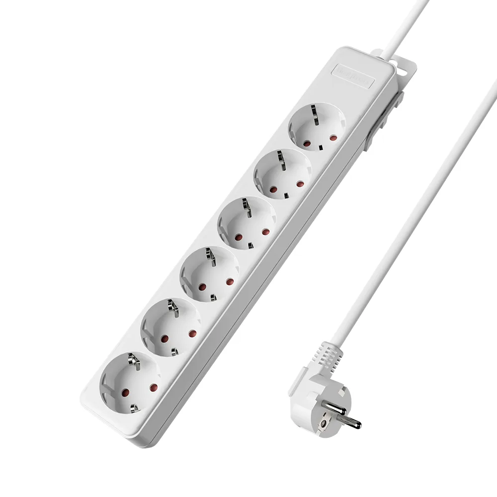 Multiprise 6 prises avec câble 1,5m – protection enfants – BY72-00061
